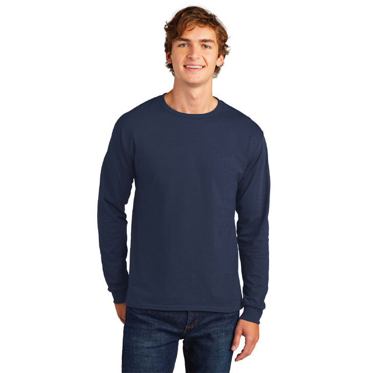 Unisex Hanes® Essential-T 100% Cotton Long Sleeve T-Shirt (ODI)