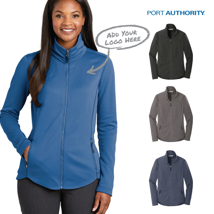 Ladies Port Authority® Collective Smooth Fleece Jacket (OD)