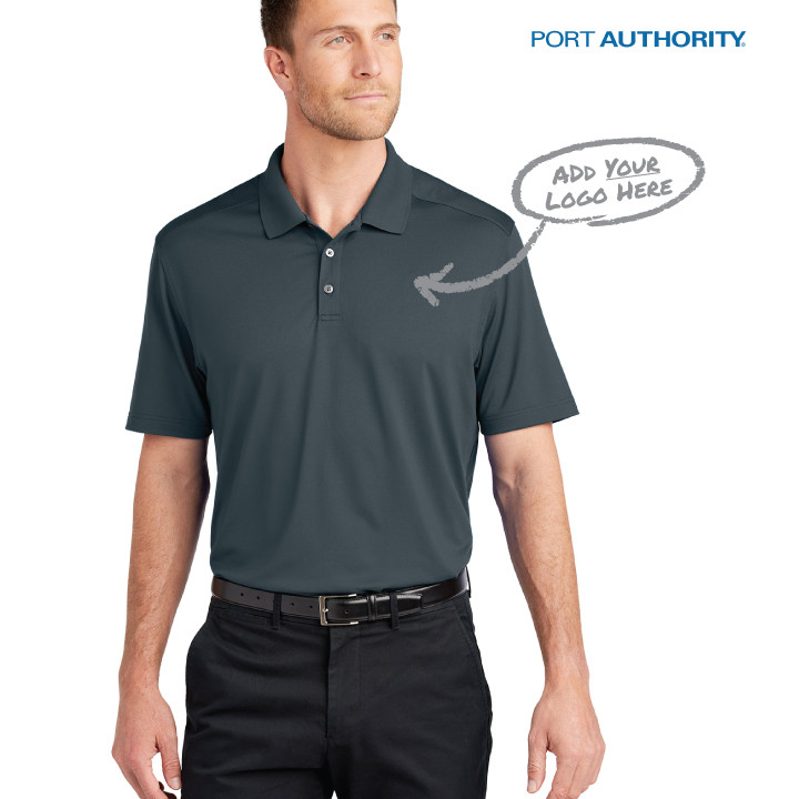 Mens City Stretch Flat Knit Polo (OD)