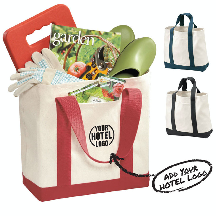 Twill Two-Tone Shopping Tote (ODE)