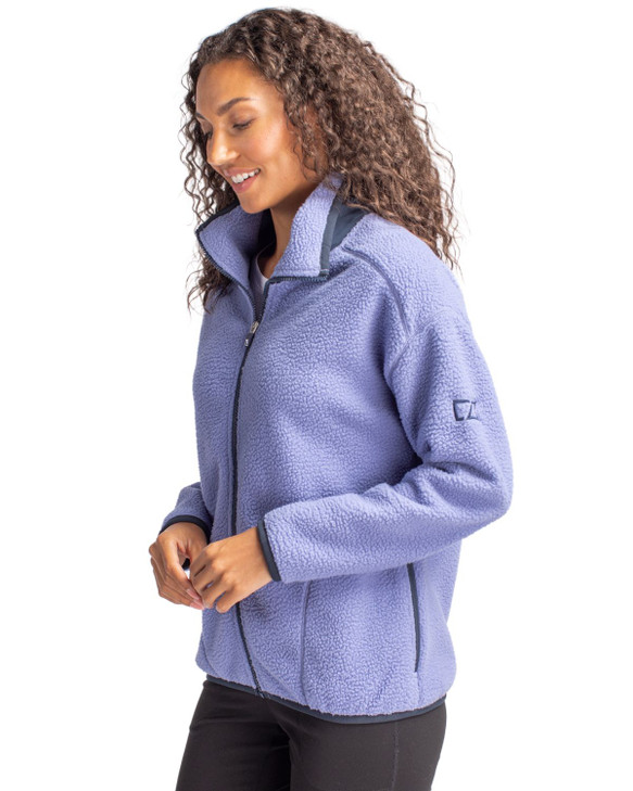 Ladies Cutter & Buck  Cascade Eco Sherpa Fleece Jacket (CM)