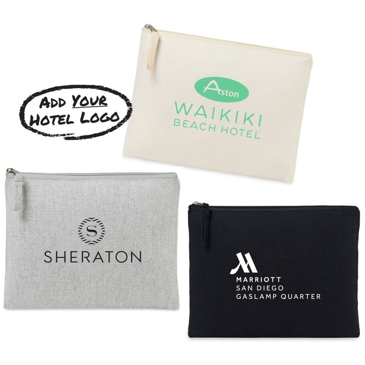 Recycled Cotton Zippered Pouch (CM)