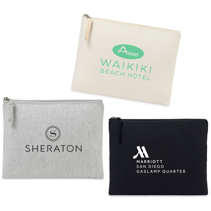 Recycled Cotton Zippered Pouch (CM)