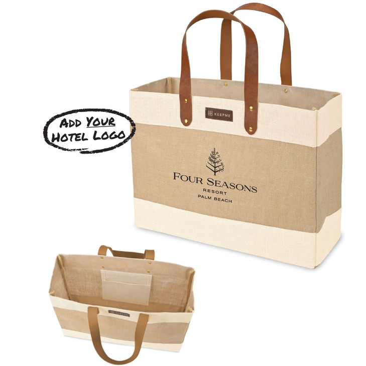 KEEPME®  Jute Market Tote (CM)