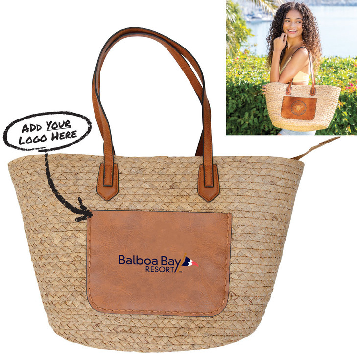 Sunset Straw Bag