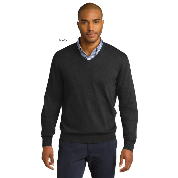 Mens Port Authority® V-Neck Sweater (OD)