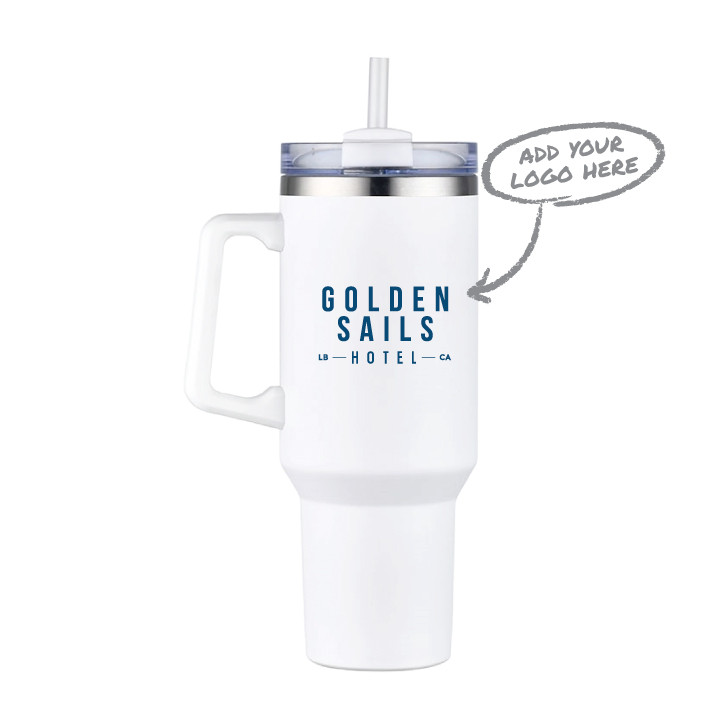 Pacifica Brands Lucas 40 oz Stainless Steel Travel Mug (CM)