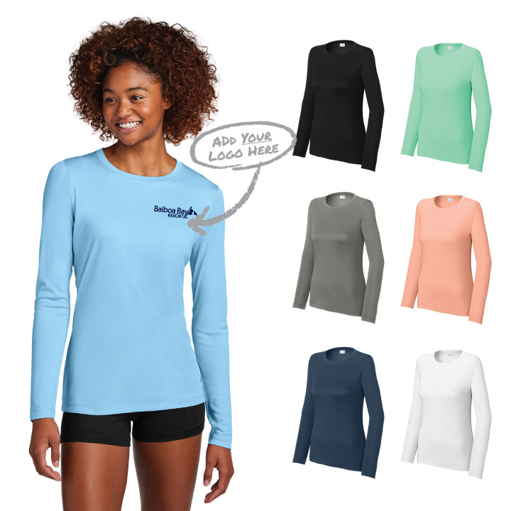 Ladies Sport-Tek® Posi-UV® Pro Long Sleeve (OD)