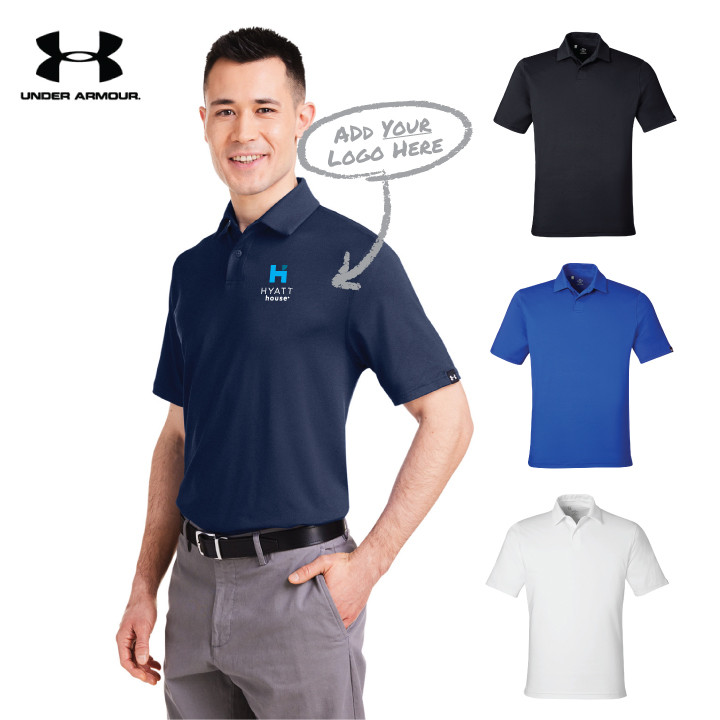 Mens Under Armour Recycled Polo