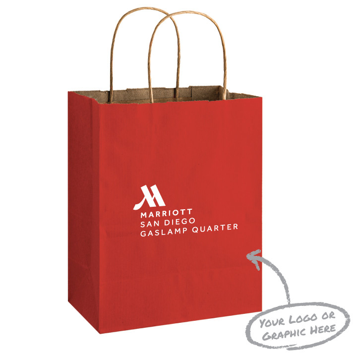 MATTE PAPER SHOPPER BAG - FOIL (CM)