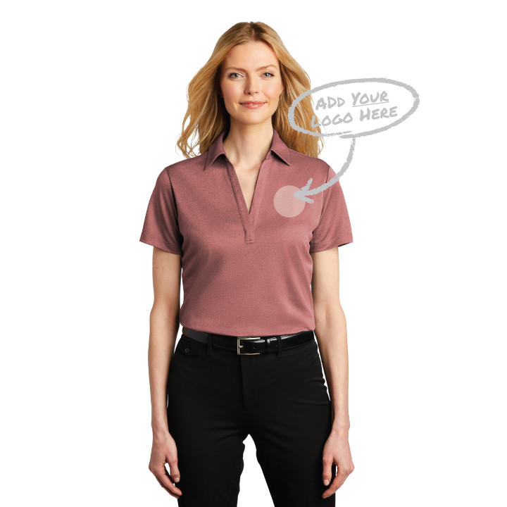 Port Authority® Ladies Heathered Silk Touch™ Performance Polo (OD)