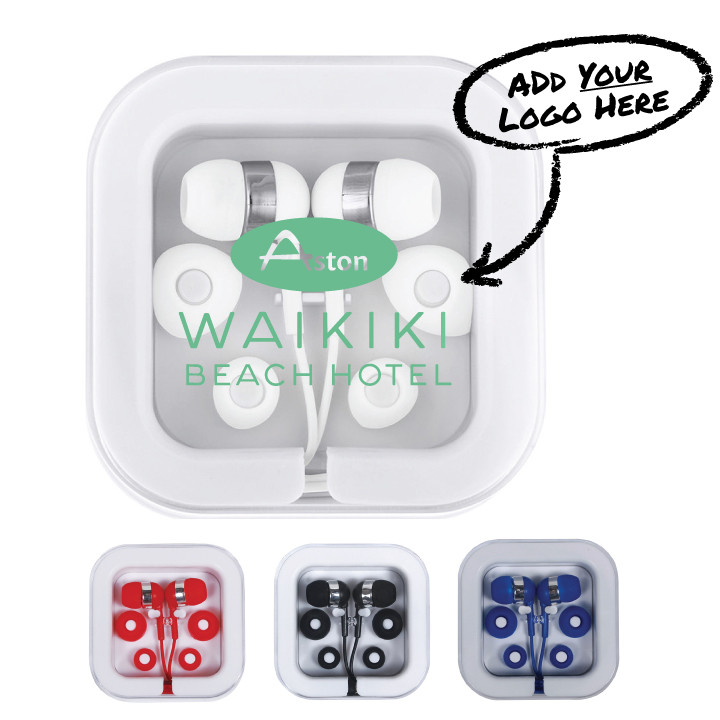Earbuds In Square Case (CM)
