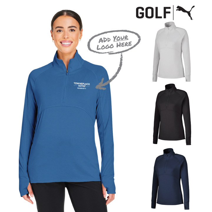 Puma Golf Ladies' Bandon Quarter-Zip (OD)