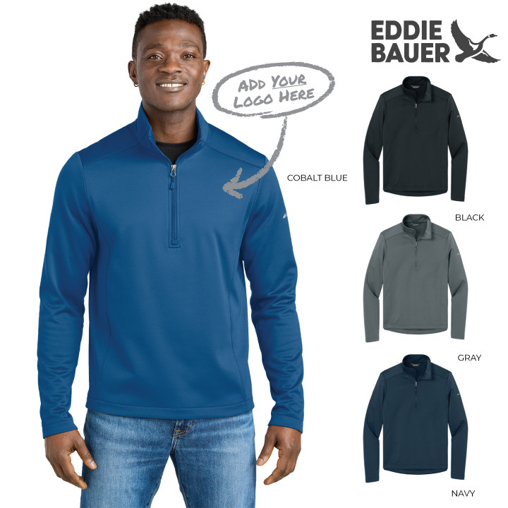 Eddie Bauer® Smooth Mid Layer Fleece 1/2-Zip