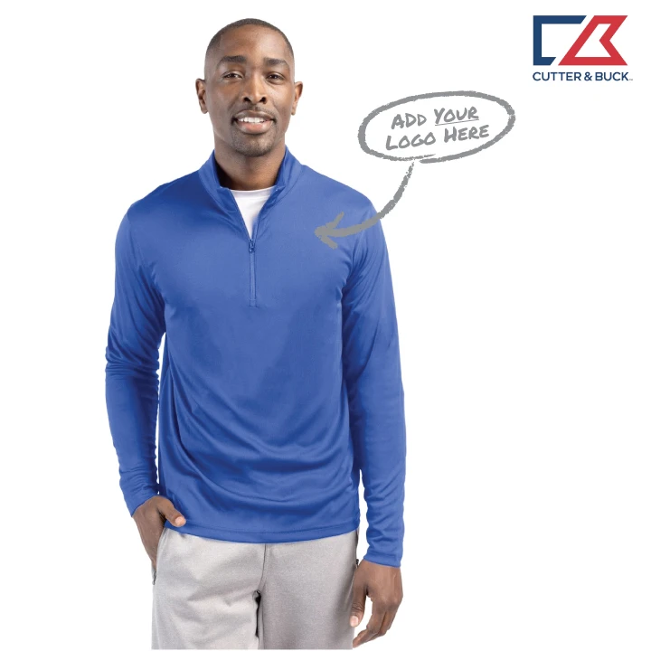 Cutter & Buck Clique Spin Eco Performance Half Zip Mens Pullover (CM)