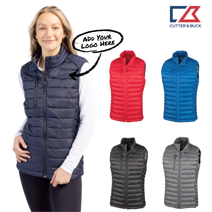 Clique Hudson Insulated Womens Full-Zip Puffer Vest (CM)