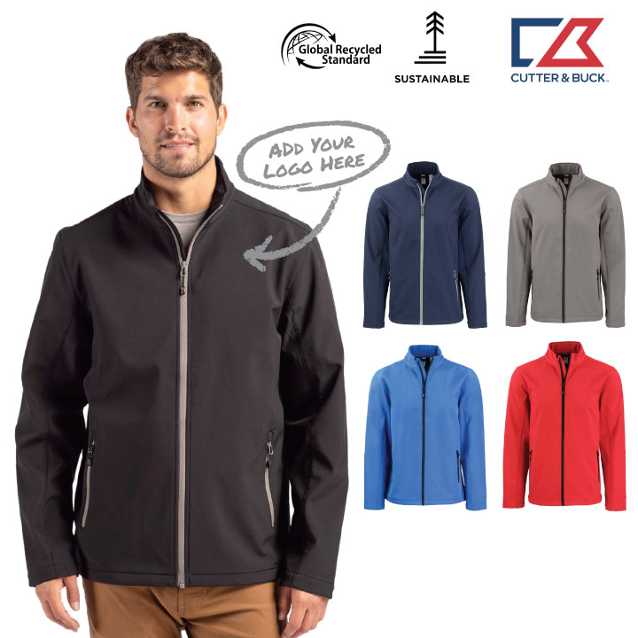 Clique Tempo Eco Stretch Full Zip Mens Softshell Jacket (CM)