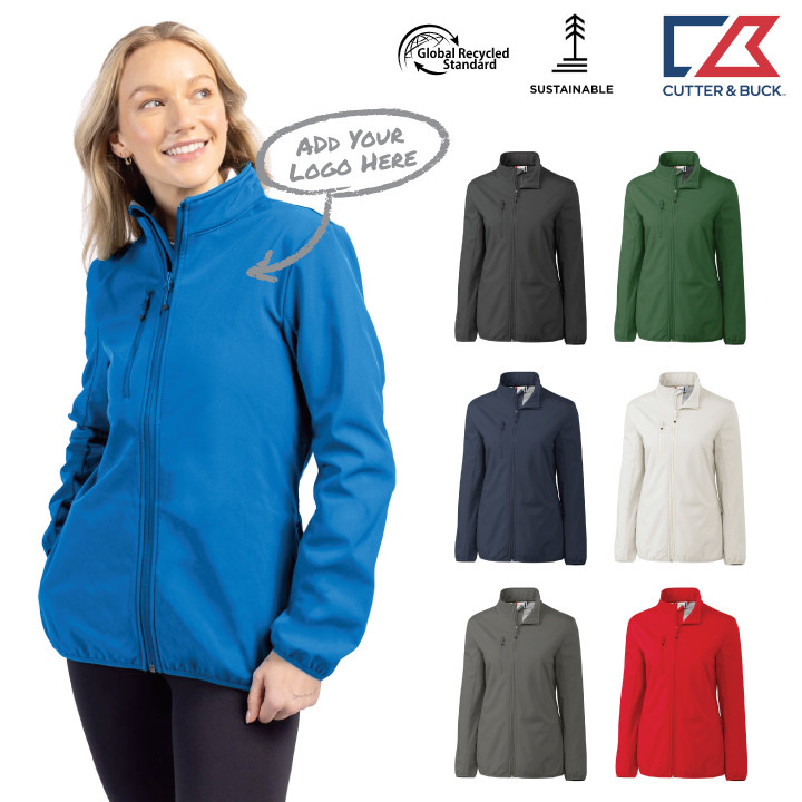 Clique Trail Eco Stretch Softshell Full Zip Womens Jacket (CM)