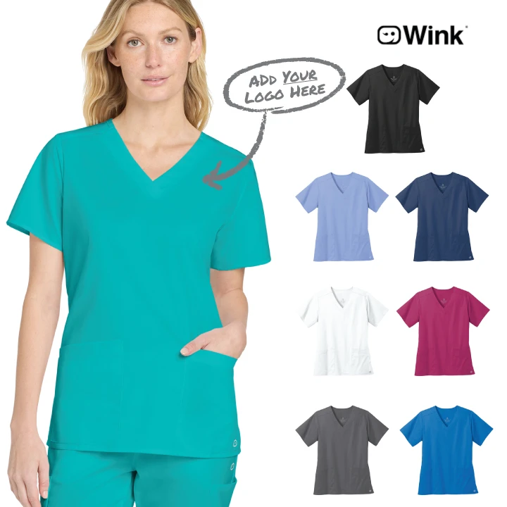 Wink® Women’s WorkFlex™ V-Neck Top (OD)