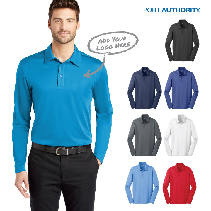 Silk Touch™ Performance Long Sleeve Polo (OD)