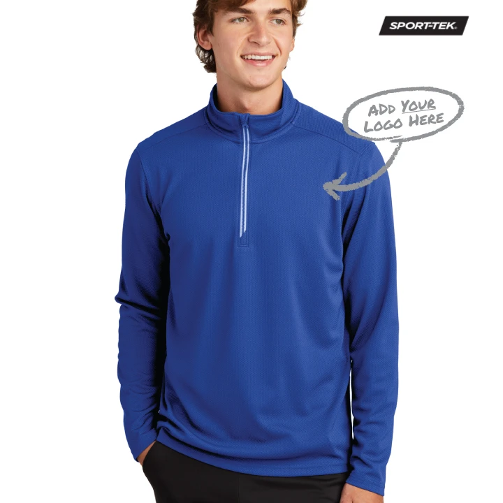 Sport-Wick® Textured 1/4-Zip Pullover (OD)