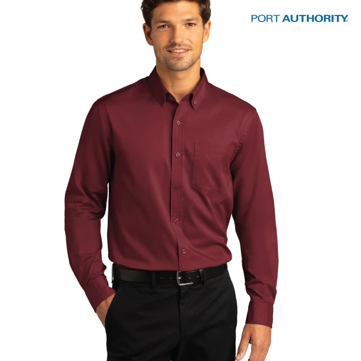 Long Sleeve SuperPro React™ Twill Shirt (ODE)