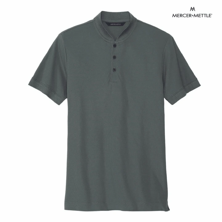 Blade Collar Stretch Pique Henley (ODE)