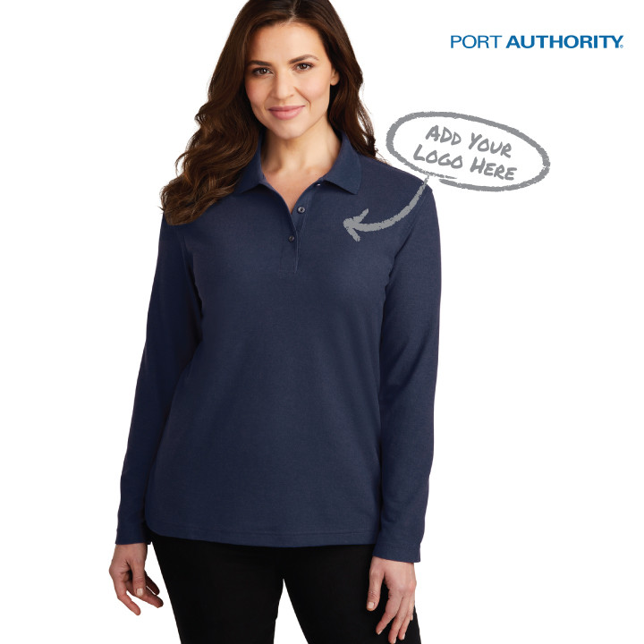 Women's Silk Touch™ Long Sleeve Polo