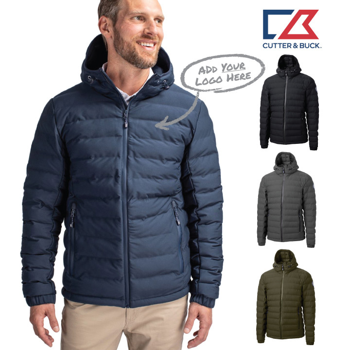 Cutter & Buck Mission Ridge Repreve® Eco Insulated Mens Puffer Jacket