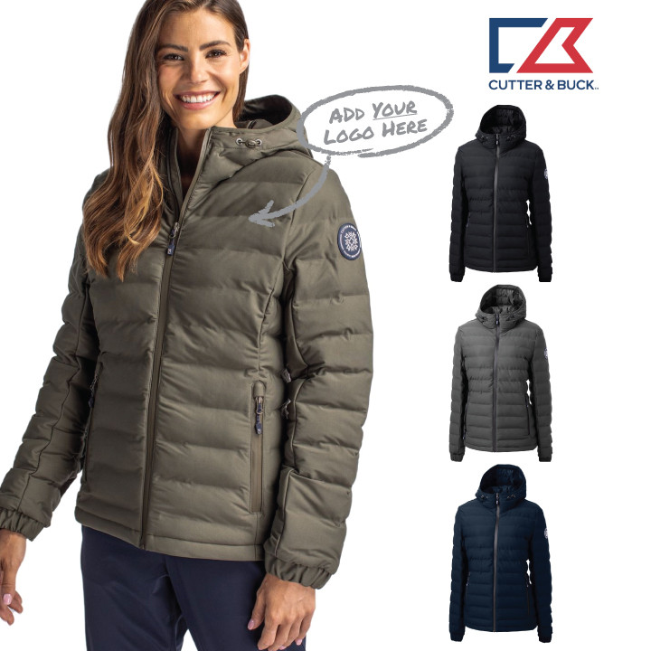 Cutter & Buck Mission Ridge Repreve® Eco Insulated Womens Puffer Jacket