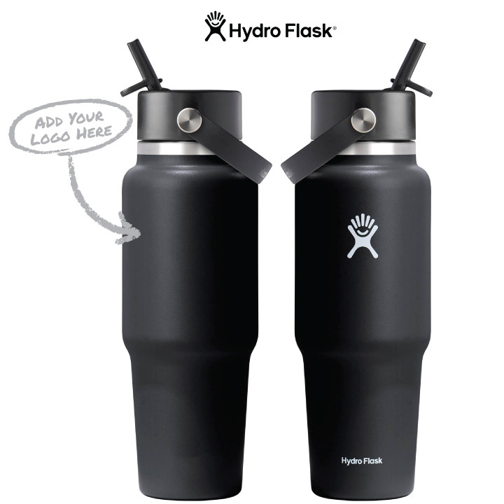Hydro Flask® Travel Bottle With Flex Straw Cap 32oz