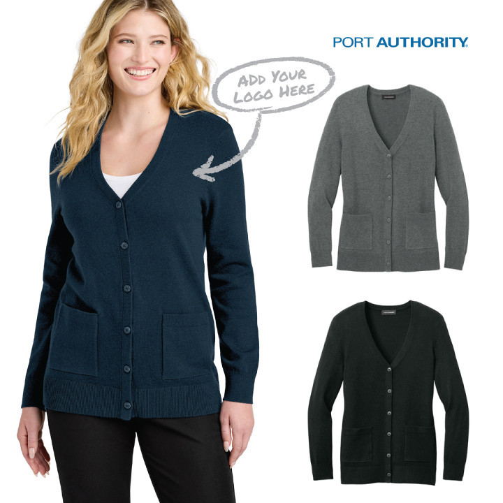 StepStone Women’s Easy Care Button-Up Cardigan Sweater