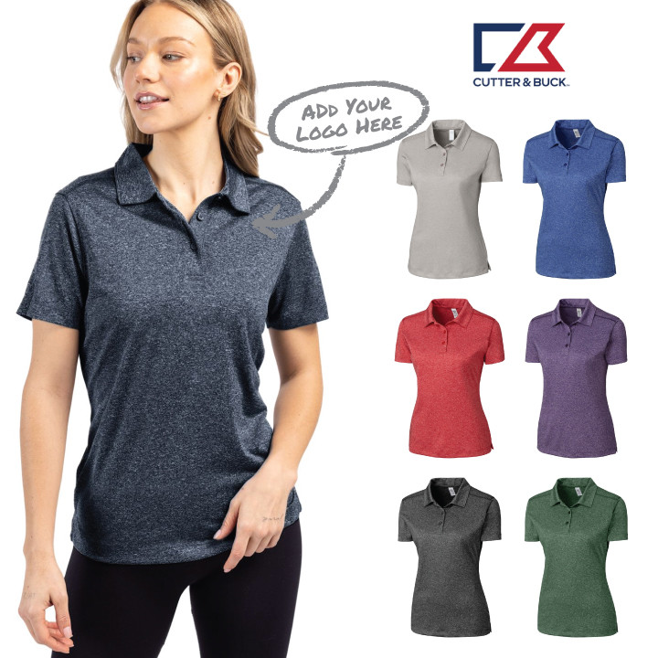 Clique Charge Active Womens Short Sleeve Polo