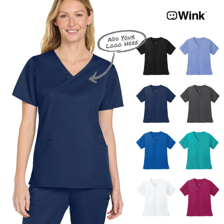 Wink® Women’s WorkFlex™ Mock Wrap Top