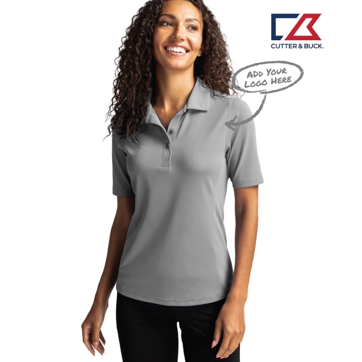 Cutter & Buck Virtue Eco Pique Recycled Womens Polo
