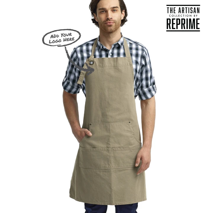 Unisex "Calibre" Heavy Cotton Canvas Pocket Apron