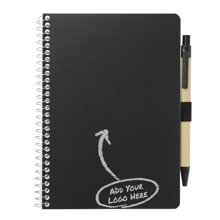 5” x 7” FSC® Mix Spiral Notebook with Pen