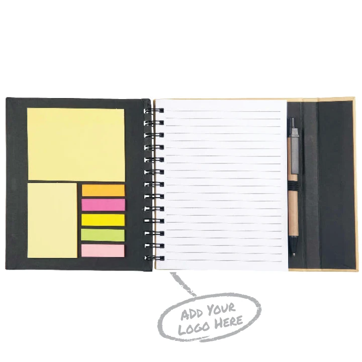6.5" x 7" FSC® Mix Lock-it Spiral Notebook