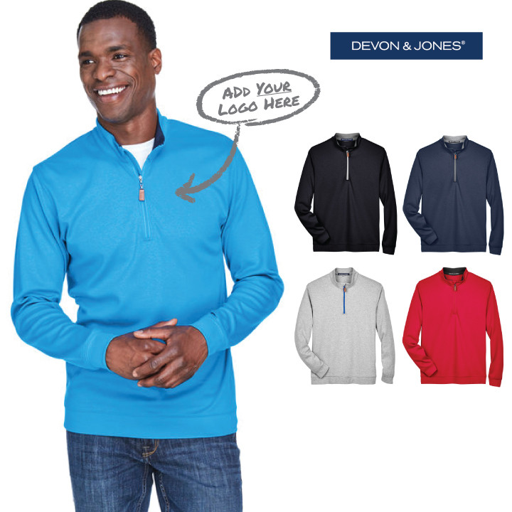 Devon & Jones Men's DRYTEC20™ Performance Quarter-Zip