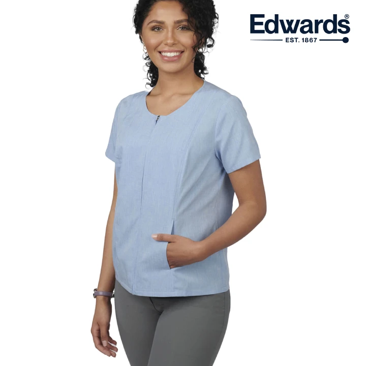 MELANGE FULL-ZIP TUNIC