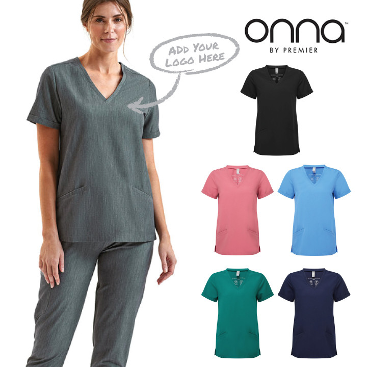 Onna By Premier Ladies' Invincible V-Neck Stretch Top