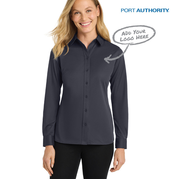Women's Dimension Knit Dress Shirt