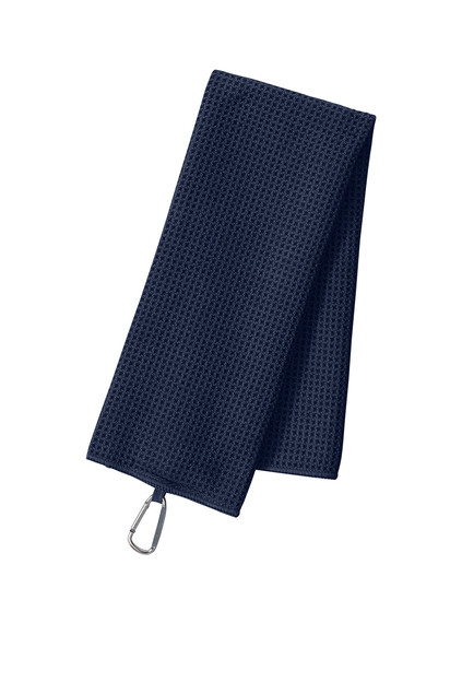 Port Authority® Waffle Microfiber Golf Towel