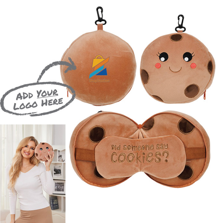 Comfort Pals™ Cookie 2-in-1 Pillow Sleep Mask
