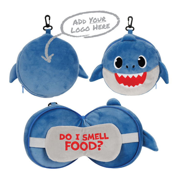 Comfort Pals™ Shark 2-in-1 Pillow Sleep Mask