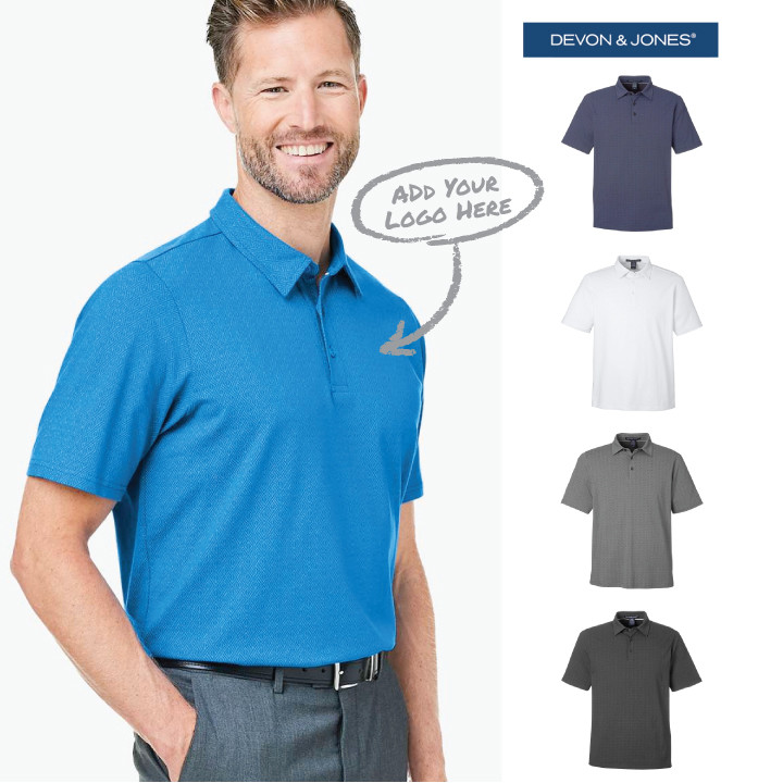 Men's Crownlux Performance® Geo Polo