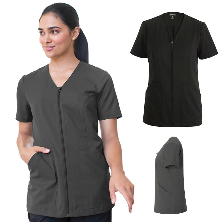Housekeeping POWER STRETCH FULL-ZIP TUNIC (Pacifica)