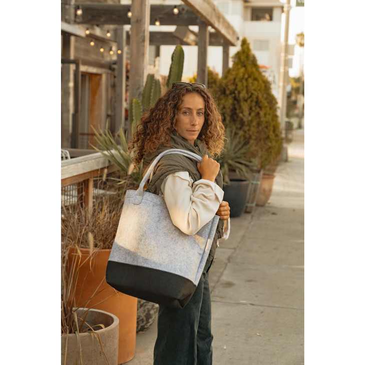 Out of The Woods® Felt Colorblock Tall Tote