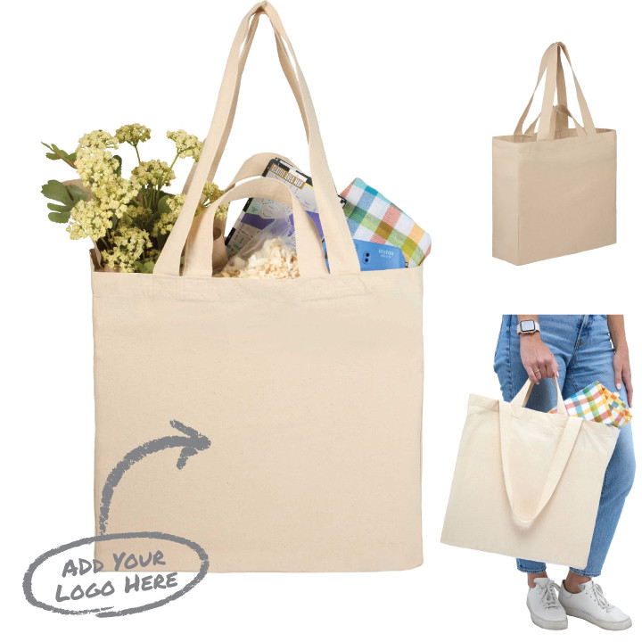Dual Carry 6oz Organic Cotton Tote
