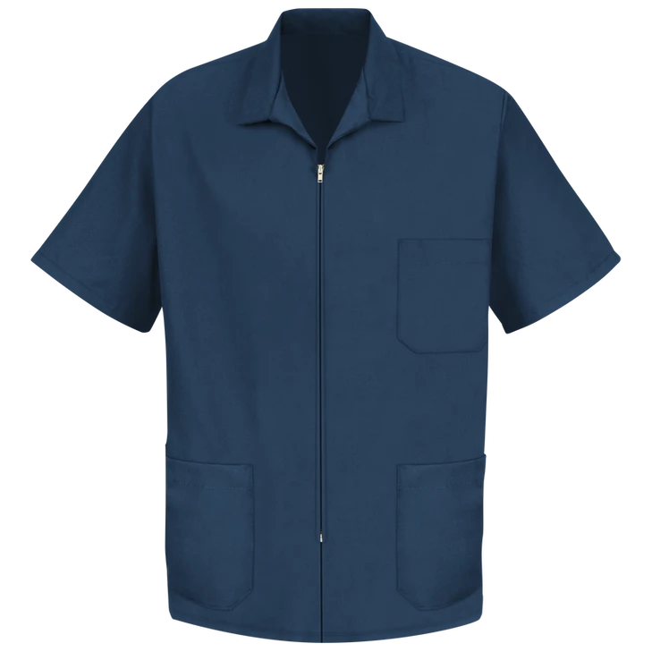 Unisex Zip-Front Smock